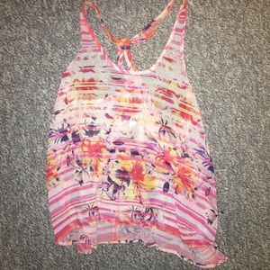 Aeropostale floral tank top